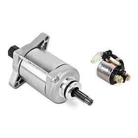 Sm002-jd Evtok Starter Motor With Relay Compatible Honda Rancher 420 Trx420 Foreman 50