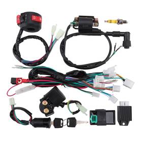 H388-072 Goofit Ignition Rebuild Kit Wiring Harness For 4 Stroke Atv 50cc 70cc 90cc 11