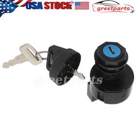4012166 Greetparts 617592501817 Ignition Key Switch Fits Polaris Rzr 4 800 S 800s 900s 1000 Xp Turbo 3 Position