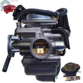 Pd24j Happy19star For Yerf Dog Spiderbox 150cc Gx150 Kart Carburettor And Intake Manifold Boot