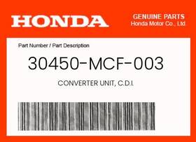 30450-mcf-003 Honda Genuine Converter Unit C.d.i. -