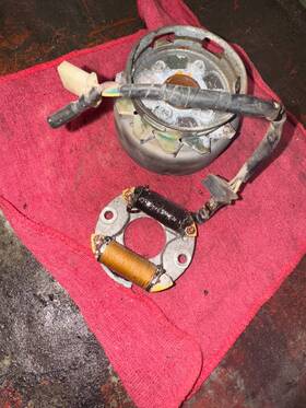 31100-958-023 Honda Atc-200s Atc-200 Atc-185s Stator And Flywheel