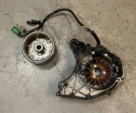 31120-ha0-024 Honda 1985 86 87 Trx Fourtrax 250 Stator Cover Magneto Flywheel 250es 250sx