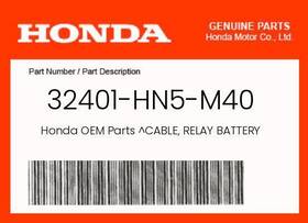 32401-hn5-m40 Honda Genuine Cable Relay Battery -