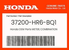 37200-hr6-bq1 Honda Genuine Meter Combination -