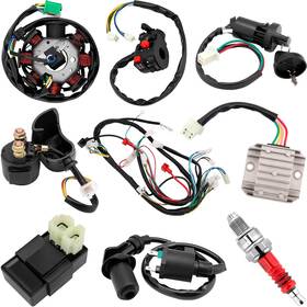 Hooto 792483655746 Complete Wiring Harness Kit Powersports Harnesses Gy6 150cc Wiri