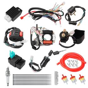 P-dqj1 Hooup Wiring Harness Kit Stator Cdi Box Ignition Coil Voltage Regulator Recti