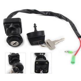 Hukyu 550748852732 1 Set Motorcycle Ignition Key Switch For Kawasaki Bayou 220 Klf220 1996-2002 Atv