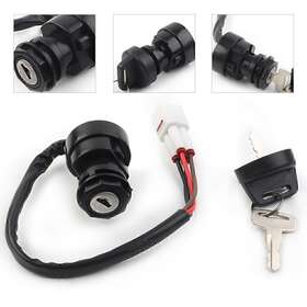 Hukyu 612047532125 Ignition Key Switch For Yamaha Grizzly 600 Yfm600 1998 1999 2000 2001 Atv