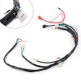 Hukyu 612063573423 Electric Wiring Harness For Chinese Atv Utv Gokart Taotao 50cc 70 90 110cc 125cc
