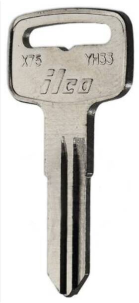 Yh33 Ilco 1970-2024 Yamaha Uncut Key Blank X75 Motorcycle Atv Qty 3