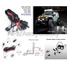 Jh-us-g2red Jhe Pod Light Wiring Harness Kits Red Switch Relay And