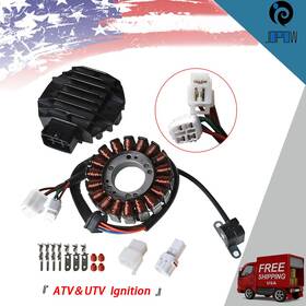 Jopow Jp196770w Atv For Suzuki Lt-z400 Ltz400 Quadsport Z400 03-08 Stator And Regulator Rectifier