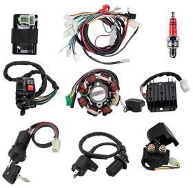 6057-gy6150cc Kako Complete Wiring Harness Kit With Electrics For Atv Quad 4 Wheelers