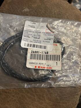 26001-1760 Kawasaki Harness Rear Fender-nos A33