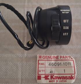 460911013 Kawasaki 1978 Kl250 Controller Housing Assembly Left Hand