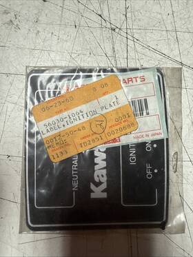 56030-1064 Kawasaki Genuine Ignition Plate Sticker Label