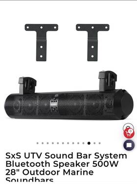 938h8nei5f09 Kemimoto 28ftft Utv Bluetooth Speakers Stereo Audio System