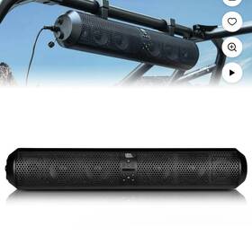 Amber010035210902 Kemimoto 28ftft Utv Bluetooth Speakers Stereo Audio System For Polaris Rzr Can Am