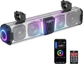 B0117-03002-sl60-ey Kemimoto Midnight S60 26 Inch Rgb Utv Atv Sound Bar Ip66 Waterproof For Golf Cart