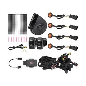 B0802-00308-bk-m Kemimoto Turn Signal Kit For 2020 Can-am Defender With Horn Plug And Play Street Legal