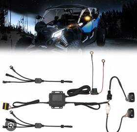 B0401-04404-bk Kemo Moto Nib #b0401-04404bk Turn Signal Wire Harness Mirrors Kit Switch