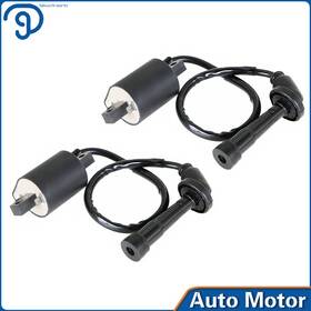 4vr-82320-00 Labwork 2x Ignition Coil Spark Plug For Yamaha V Star 650 Xvs650 1998-16