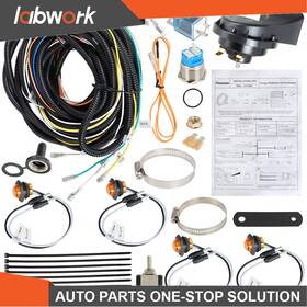 B0401-00901bk Labwork For Polaris Ranger Can Am Pug And Play Led Turn Signal Light Kit With Horn