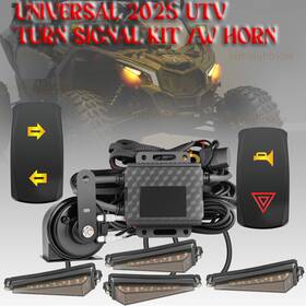 Dti-ntk-4a Led-nightrider For Polaris Ranger Xp 1000/1000 Crew Turn Signal Horn Street Legal Kit Plug Play