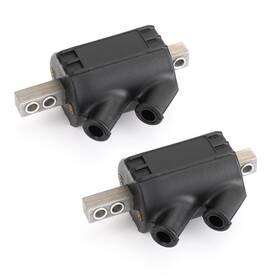 M571-a024-2pc Madhornets 2x Ignition Coils 3.0 Ohms Angled Dual Output For Honda Cb 350f 400f 450 Dc1-1