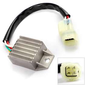 Rrv-a111 Madhornets Voltage Regulator Rectifier 12v For 89cc Kymco Mongoose 50 70 90 2004-2007 Ue