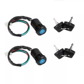 921328001 Max Motosports New 2 Set Ignition Key Switch For Chinese Quad Atv 50cc 70cc 90cc 110cc 125cc