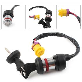 27457 Moto Hij 550755331664 Ignition Key Switch Fitlinhai Bighorn 260 300 400 Atv Waterproof 30110