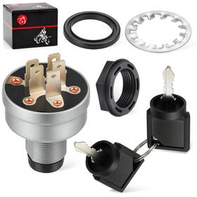 Moto1988 2410109 Ignition Switch Assembly For Polaris Ranger 500 6x6 1999 Replace Part