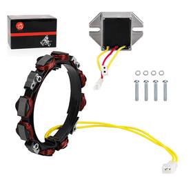 Moto1988 592830 Regulator Rectifier For Briggs And Stratton Alternator Charging Coil Stator
