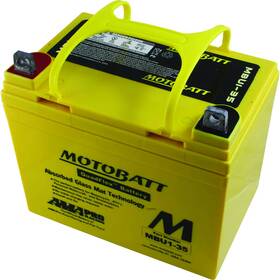 U1r-11xyz Motobatt Mbu1-35 Battery For Yamaha Viking 700cc 2014 U1l-11