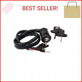 Motoku 759185375525 Ignition Key Switch For Honda 1987-1989 Fourtrax Foreman 350 Trx350d 4wd 1986-19