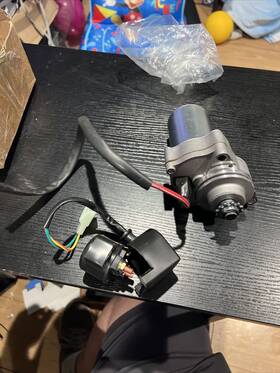 Md-a072tt01801-a31 Motor Dream 3 Bolt Starter And Solenoid Relay For Atv 50cc 70cc 90cc 110cc 125cc Taotao Sunl