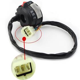 Motorshop 77 510001149085 Light Hi Low Run Stop Handle Bar Switch For Yamaha Banshee Yfz350 Yfz 350 02-06