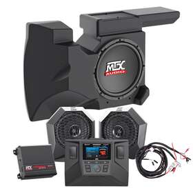 Rzrsystem2 Mtx 2014-18 Polaris Rzr Xp1000/900 Speakers Pods Amp Receiver Dash Kit Powered Sub