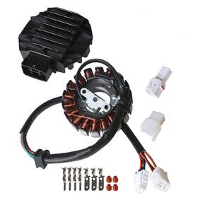 Muusf8-019370 Munirater Stator And Regulator Rectifier Replacement For Suzuki Lt-z400 Ltz400