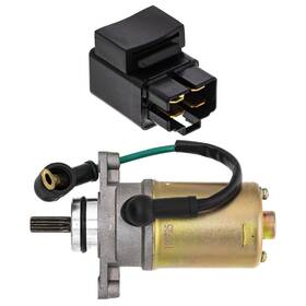 Mk1007571 Niche Starter Motor Solenoid Kit For Yamaha 1985-1988 Badger 80 Yfm80 Atv