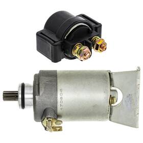 Mk1007739 Niche Starter Motor Solenoid Kit For Kawasaki Bayou 185 Klf185a Atv
