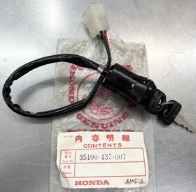 35100-437-007 Nos Honda Xl100s Xl125s Xl185s Ignition Switch Assembly New Oem D