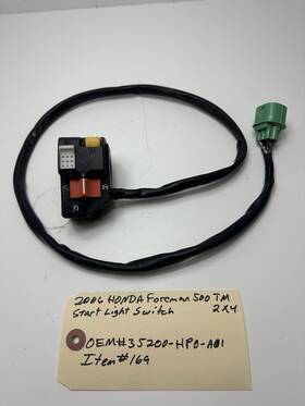35200 Oem Hp0 2006 Honda Form And 500 Tm 2 X 4 Start/kill/light Switch