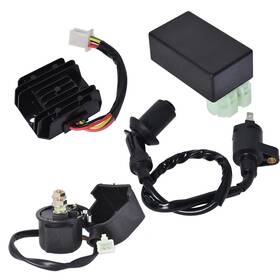 Oner-store0 One2502576 Electric Set Ignition Coil Cdi Relay Regulator For 125 150cc Gy6 Go Kart Atv