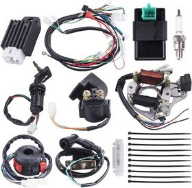 Otohans Automotive 616430430593 Complete Electrics Wiring Harness Stator Coil Cdi Solenoid Relay Compatible