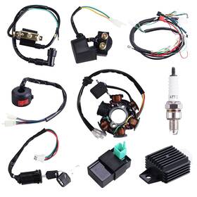 Otohans Automotive 786552480018 Complete Electrics Wiring Harness Coil Stator Solenoid Relay Cdi Spark Plug F