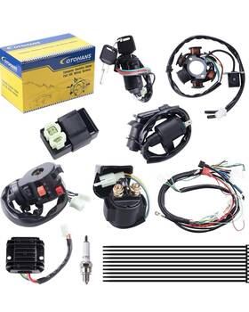 B07pmj88jf Otohans Electric Wiring Harness Loom Kit Cdi Stator For Gy6 125cc 150cc Atv Quad Go Kart
