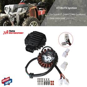 Pt131180a Partra 2003-2008 Stator And Regulator Rectifier For Suzuki Lt-z400 Ltz400 Quadsport Z400